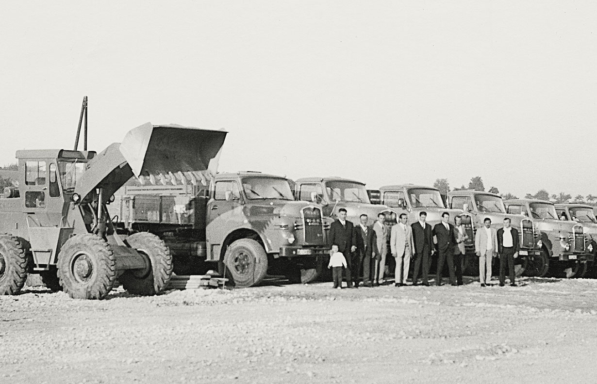 Kaelberer_1965 Kälberer Fuhrpark in den 1960ern